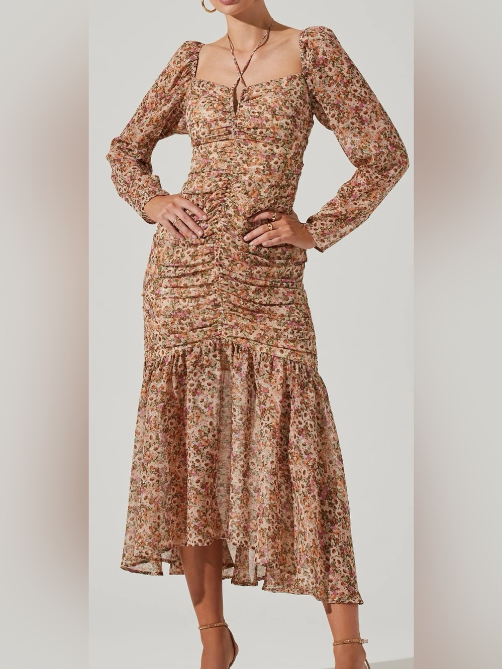 ASTR the Label Athena Midi Dress Size Medium
